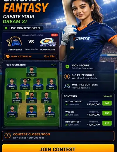 Indian 420 (indian 420 app) fantasy cricket & matchday visual 3
